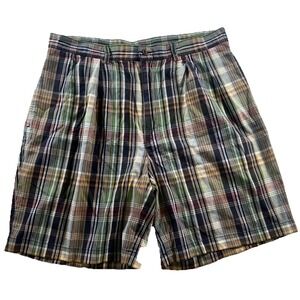 Polo Ralph Lauren Tyler Shorts Mens 36 Plaid Classic Preppy Casual‎ Madras